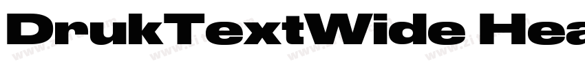 DrukTextWide Heavy字体转换